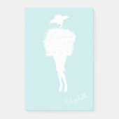 Mint Chic Fashion Lady Post-it® Notes Post-it Klebezettel (Vorderseite)