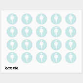 Mint Chic Fashion Lady Sticker (Blatt)