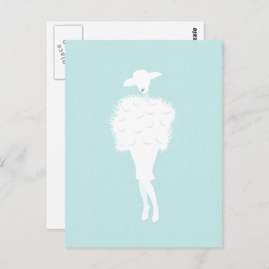 Mint Chic Postkarte (Vorne/Hinten)