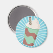 Mint Choc Milchshake Magnet (Vorderseite/Rückseite)