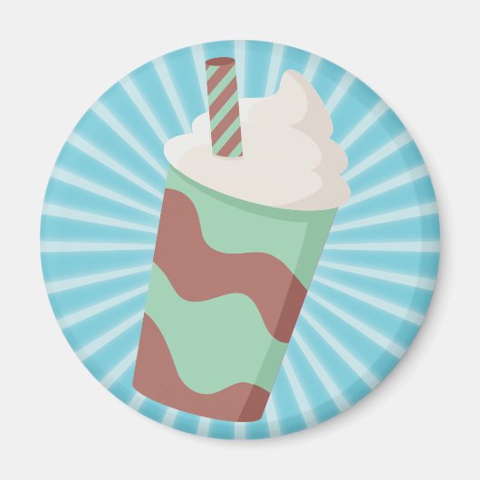 Mint Choc Milchshake Magnet (Vorne)