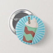 Mint Choc Milkshake Button (Vorne & Hinten)