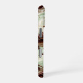 Mint Chocolate Chip Milkshake Marble Design iPhone Hülle (Rechte Seite)