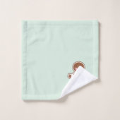 Mint Christmas Gingerbread Badetücher Set Geschenk (Waschlappen)