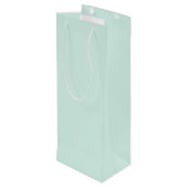 Mint Cloud Geschenktüte Für Weinflaschen (Rückseite Schrägansicht)