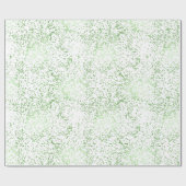 Mint Confetti Dots Geschenkpapier (Flach)
