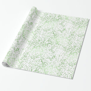 Mint Confetti Dots Geschenkpapier