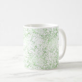 Mint Confetti Dots Kaffeetasse (VorderseiteRechts)