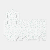 Mint Confetti Wasserfarbe Dots Gefälligkeitsbox Geschenkschachtel (Ungefaltet)