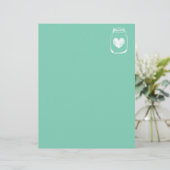 Mint Country chic Maurer Glas Hochzeitskunst (Stehend Vorderseite)