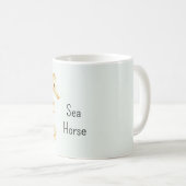 Mint Cream Sea Horse Kaffeetasse (VorderseiteRechts)