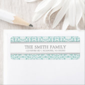 Mint Damask Muster (Insitu)