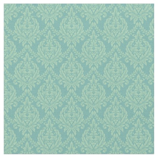Mint Damask Stoff (Nahaufnahme)
