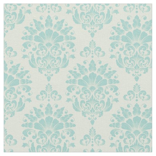 Mint Damask Stoff (Nahaufnahme)