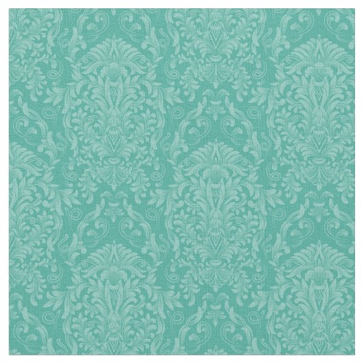 Mint Damask Stoff (Nahaufnahme)