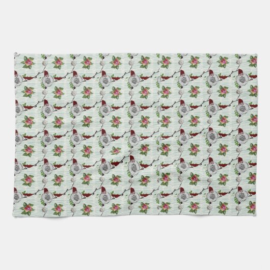 Mint & Doilies Design Geschirrtuch (Horizontal)