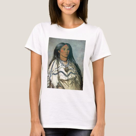 'Mint', ein indisches Mädchen von Mandan, 1832 (fa T-Shirt (Vorderseite)