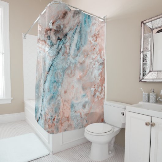 Mint Emperador Marmoronyx Duschvorhang (Beispiel)