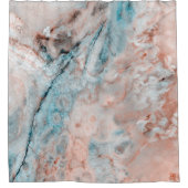 Mint Emperador Marmoronyx Duschvorhang (Vorderseite)