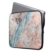 Mint Emperador Marmoronyx Laptopschutzhülle (Vorderseite Links)