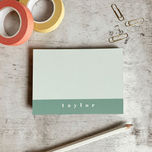 Mint-Farbblock Post-it Klebezettel