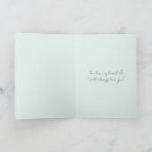 Mint Forever Love Birds Karte (Innenseite)