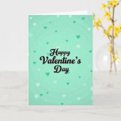 Mint Frohe Valentinstag-Karte Karte (Gelbe Blume)