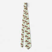 Mint Funny Ladybug Couple für den Mann Krawatte (Rückseite)