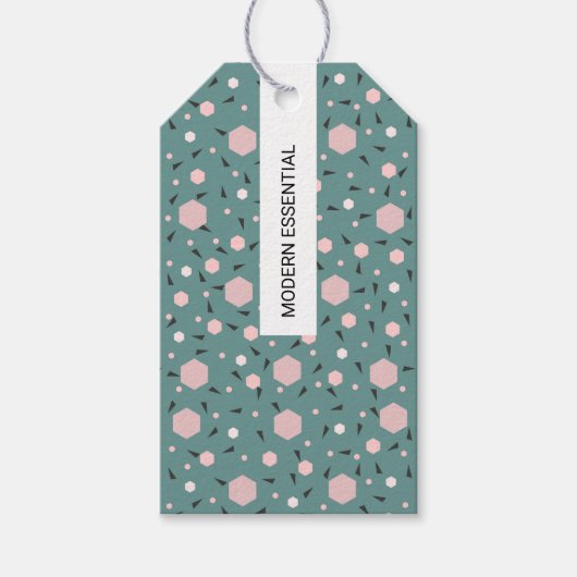 Mint Geo Edition Geschenkanhänger (Vorderseite)