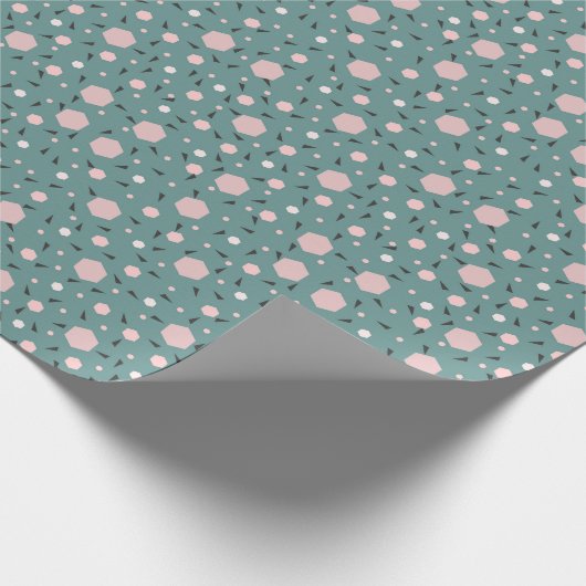 Mint Geo Edition Geschenkpapier (Ecke)