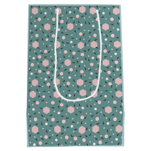 Mint Geo Edition Mittlere Geschenktüte (Rückseite)