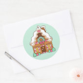 Mint Gingerbrot House Stickers (Umschlag)