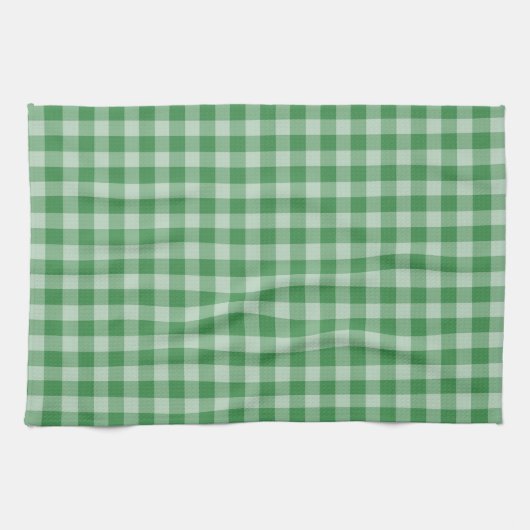 Mint Gingham Geschirrtuch (Horizontal)