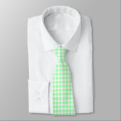 Mint Gingham Krawatte (Gebunden)