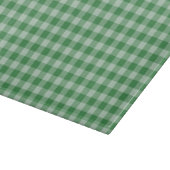 Mint Gingham Stripes Schneidebrett (Ecke)