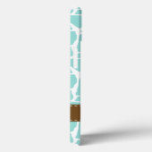 Mint Giraffe Muster Case-Mate iPhone Hülle (Rückseite / Rechts)