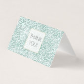 Mint Glam Leopard Print Vielen Dank (Vorderseite)