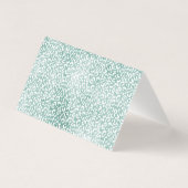 Mint Glam Leopard Print Vielen Dank (Rückseite)