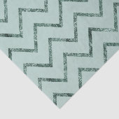 Mint Glam Zickzack Zigzag Streifen Seidenpapier (Ausschnitt)