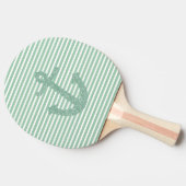 Mint Glitter Anchor Tischtennis Schläger (Seitenansicht)