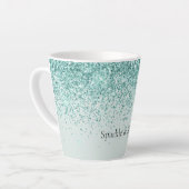 Mint Glitzer Sparkle Milchtasse (Linke Ecke)