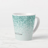 Mint Glitzer Sparkle Milchtasse (Rechte Ecke)