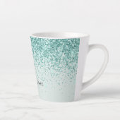 Mint Glitzer Sparkle Milchtasse (Rechts)