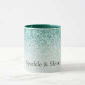 Mint Glitzer Sparkle Tasse (Zentrum)