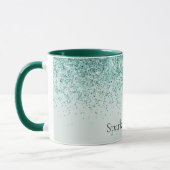 Mint Glitzer Sparkle Tasse (Links)