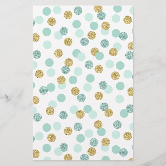 Mint & Gold Baby Dusche beenden Daddy's Phrase Gam (Rückseite)