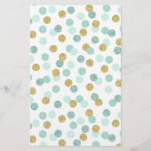 Mint Gold, der Mama Best Baby Shower Game kennt (Rückseite)