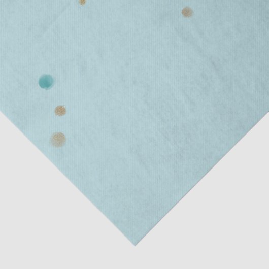 Mint Gold Glam Confetti Seidenpapier (Detail)