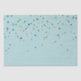 Mint Gold Glam Confetti Seidenpapier