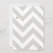 Mint Gold Glitzer Baby Showmason Jar Bird Cages Einladung (Rückseite)